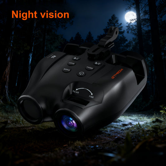GTMEDIA N4 4K HD Digital Night Vision Binoculars, Comes with Memory Card, 2000mAh Battery And Photo Taking, Video Taking, Playback Mode - Perfect for Outdoor Night Adventures And Wildlife Spotting, Great Gift for Men, Night V