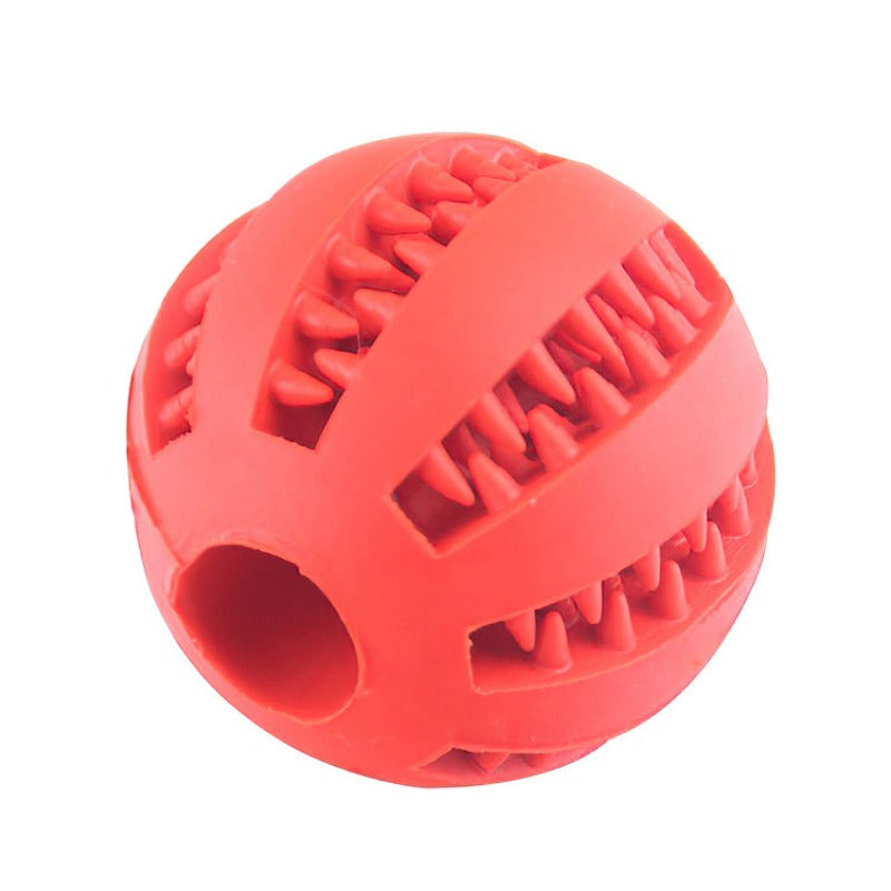 1pc Dog Ball Toys for Small Dogs Interactive Elasticity Puppy Chew Toy Tooth Cleaning Rubber Food Ball Toy Pet Stuff Accessories, Large Interactive Dog Ball, Dog Play Equipment, Vibrating Ball for Dogs, Pet Balls, Jolly Ball