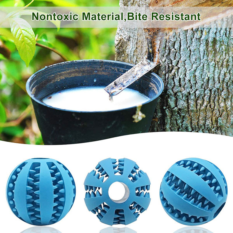 1pc Dog Ball Toys for Small Dogs Interactive Elasticity Puppy Chew Toy Tooth Cleaning Rubber Food Ball Toy Pet Stuff Accessories, Large Interactive Dog Ball, Dog Play Equipment, Vibrating Ball for Dogs, Pet Balls, Jolly Ball