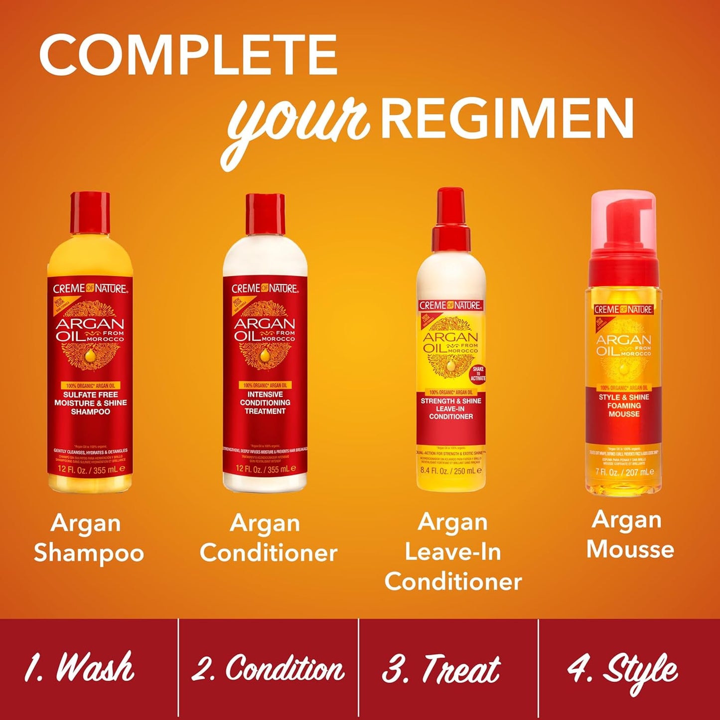 Anti-Humidity Gloss & Shine Mist - Lightweight Frizz Control and Heat Protection with 100% Organic Argan Oil, Ideal Holiday Gift for Her, 4 Oz