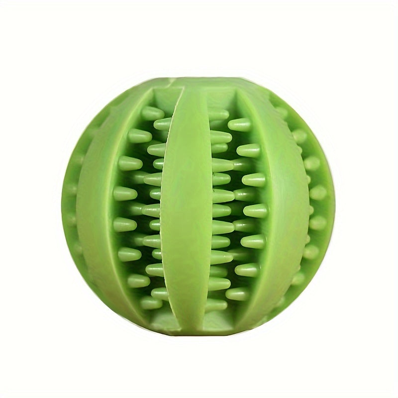 1pc Dog Ball Toys for Small Dogs Interactive Elasticity Puppy Chew Toy Tooth Cleaning Rubber Food Ball Toy Pet Stuff Accessories, Large Interactive Dog Ball, Dog Play Equipment, Vibrating Ball for Dogs, Pet Balls, Jolly Ball