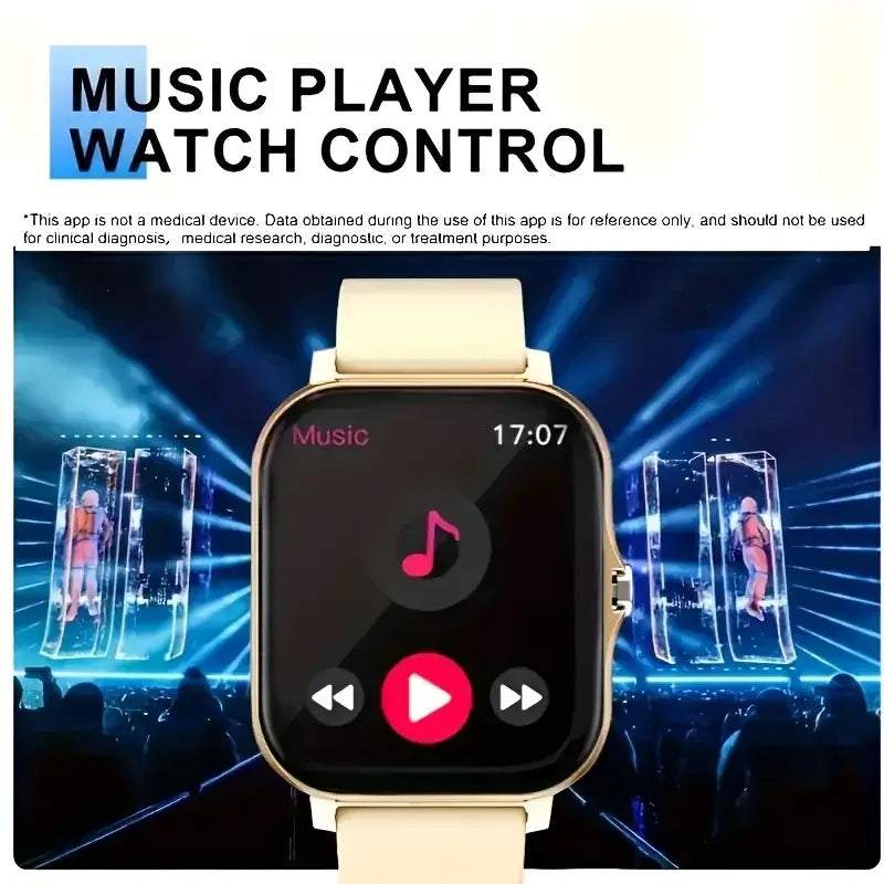 Smart Watch 2.01 Inch HD Display Answer Make Call Message Preview Sport Modes DIY Dial Weather Forecast Men Women