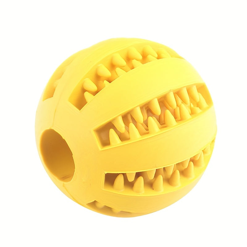 1pc Dog Ball Toys for Small Dogs Interactive Elasticity Puppy Chew Toy Tooth Cleaning Rubber Food Ball Toy Pet Stuff Accessories, Large Interactive Dog Ball, Dog Play Equipment, Vibrating Ball for Dogs, Pet Balls, Jolly Ball