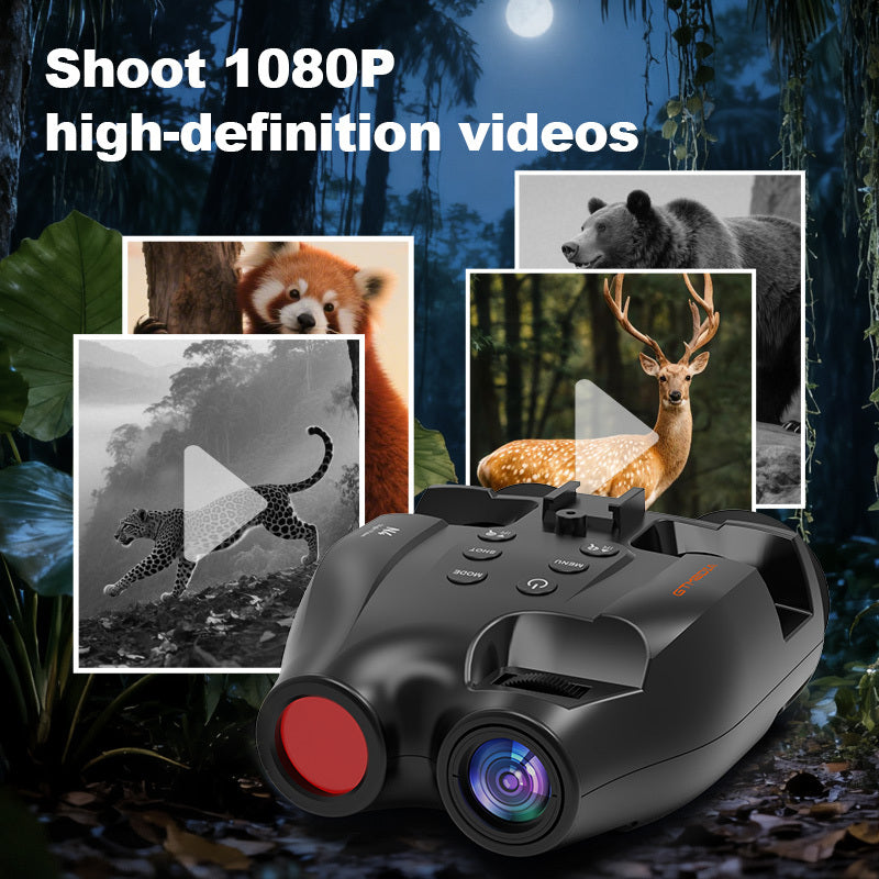 GTMEDIA N4 4K HD Digital Night Vision Binoculars, Comes with Memory Card, 2000mAh Battery And Photo Taking, Video Taking, Playback Mode - Perfect for Outdoor Night Adventures And Wildlife Spotting, Great Gift for Men, Night V