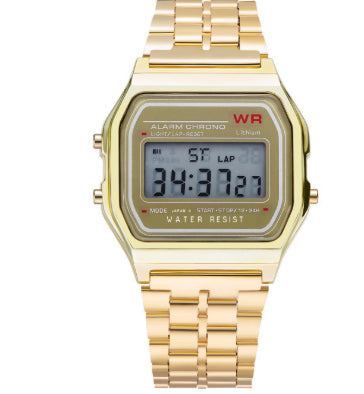 Popular Fashion Simple Men'S And Women'S Universal Watch Square Dial Electronic Watch Boys Quartz Performance Goods